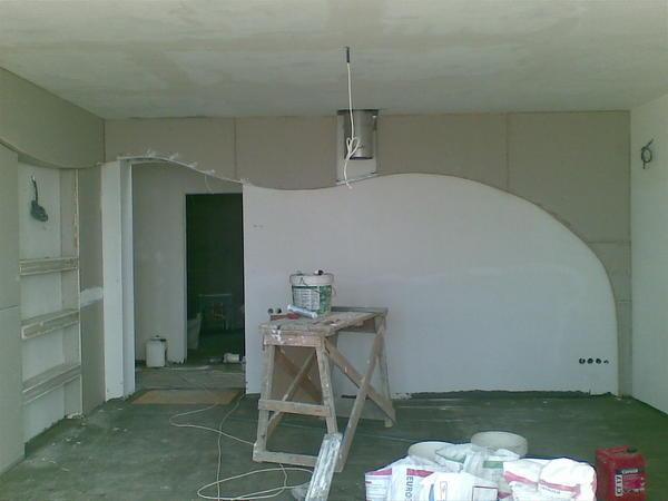 Подбирать дизайн гипсокартонной стены необходимо с учетом размера и особенностей помещения