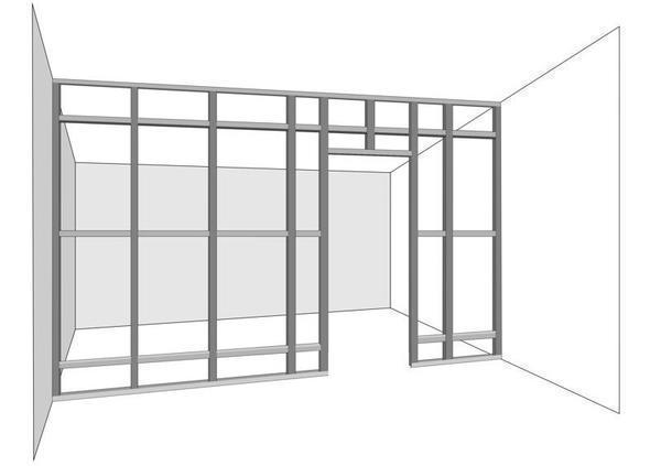 Составление проекта по монтажу гипсокартонной перегородки даст гарантию высокого качества   