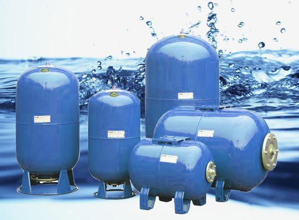 Гидроаккумуляторный бак для холодного водоснабжения может быть разного объема