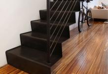 modern-custom-folded-cantilevered-steel-staircase-and-zebrano-plank-flooring-design-ideas