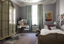 gray-interior-paint-for-bedroom-with-blue-curtain-and-cool-dove-living-room-photo-grey-paint
