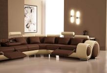 Modern-brown-living-room-painting-ideas-