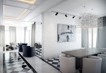 decorated-living-room-with-black-white-floor-tiles