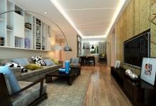 Rectangle-ceiling-for-living-dining-room