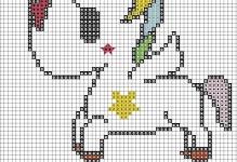 tokidokisunicorncrossstitchpattern