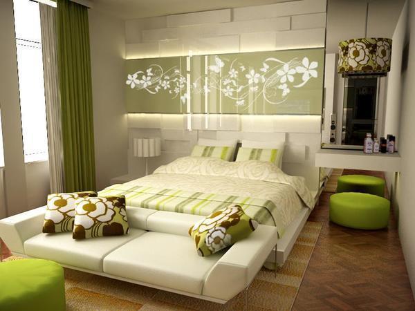 Стильно украсить маленькую спальню легко, главное - правильно подобрать декор