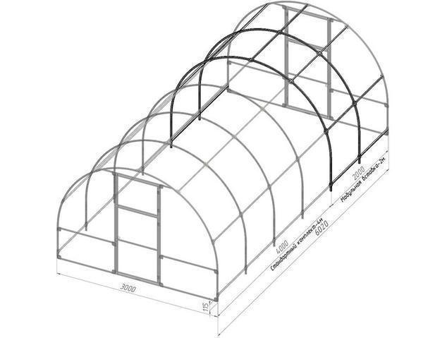 При расчете размеров теплицы следует учитывать площадь участка, на котором она будет располагаться