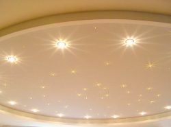 Встроенные светильники для натяжного потолка