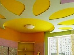 Покраска потолка из гипсокартона позволит достичь максимальной эстетичности отделки