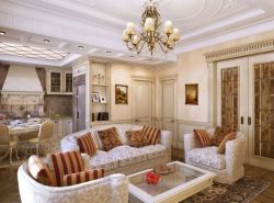 Правильно подобранный стиль для гостиной сделает комнату красивой,  уютной и атмосферной