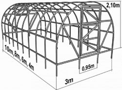 Выполнить чертеж теплицы можно на бумаге или на компьютере с помощью специальной программы